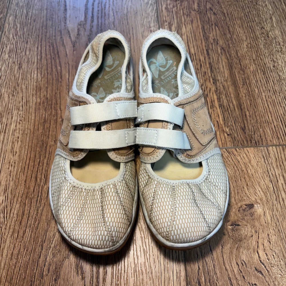 MERRELL Lorelei MJ Deep Tan Comfort Sport Hiking Slip-On Shoes Womens Size 8